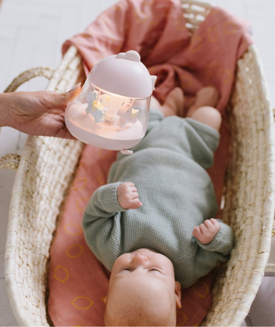 Lamp with Carousel and Music - Pink - photo 2 of 4