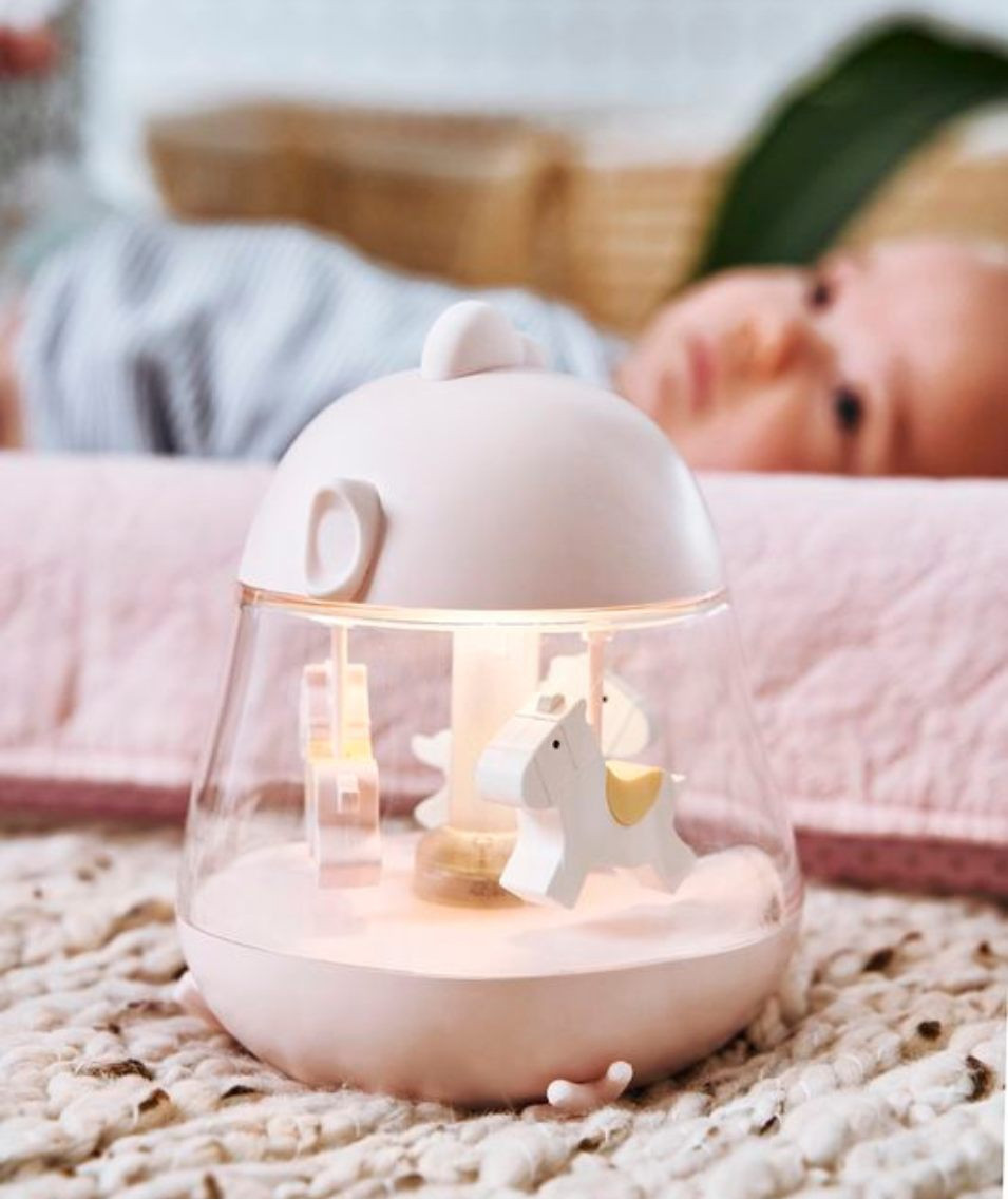 Lamp with Carousel and Music - Pink - photo 3 of 4