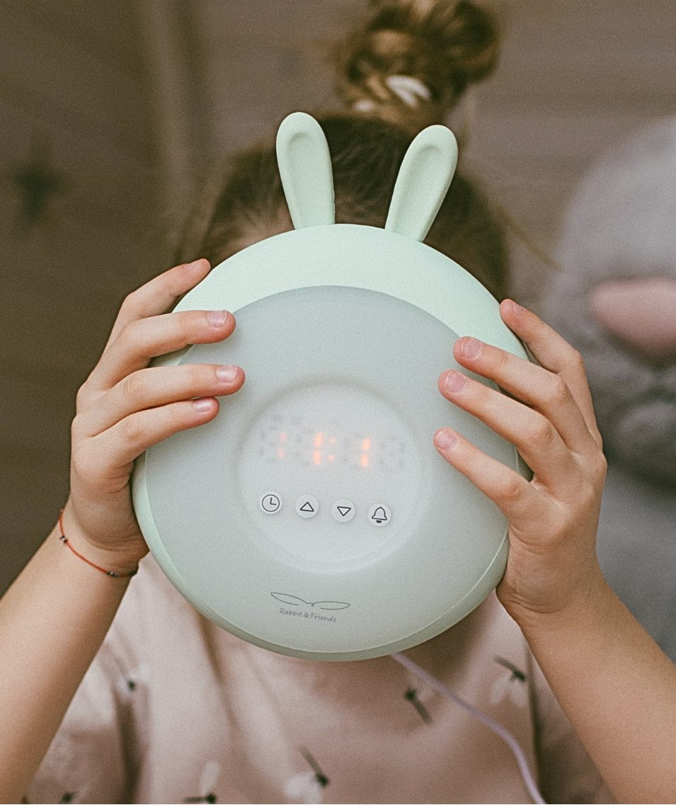 Rabbit Lamp with Alarm Clock - Green - photo 1 of 5